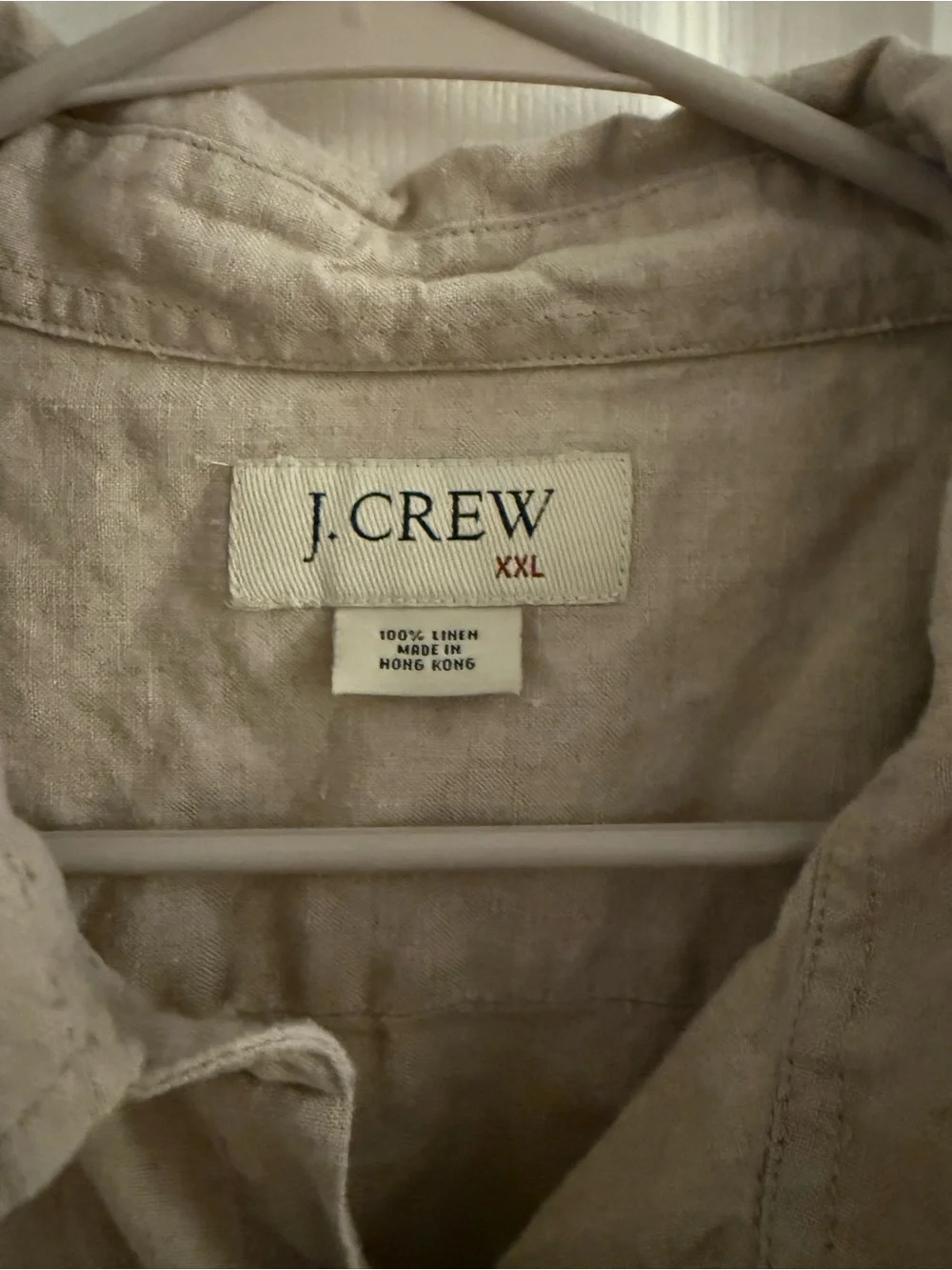 J.Crew 100% Linen Short Sleeve Button-Up Shirt — XXL